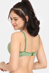 Rosaline Padded Non Wired Medium Coverage T Shirt Bra - Daisy Green — thumbnail 2